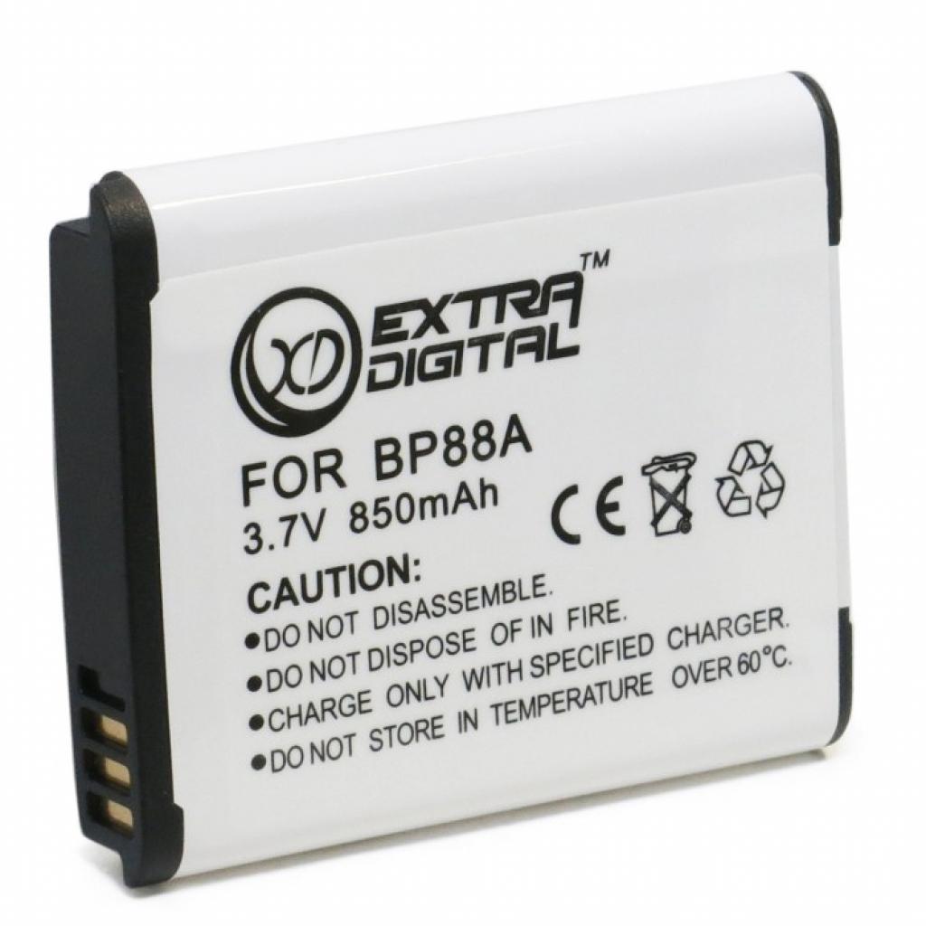 Акумулятор до фото/відео Extradigital Samsung BP88A (DV00DV1374) - зображення 2