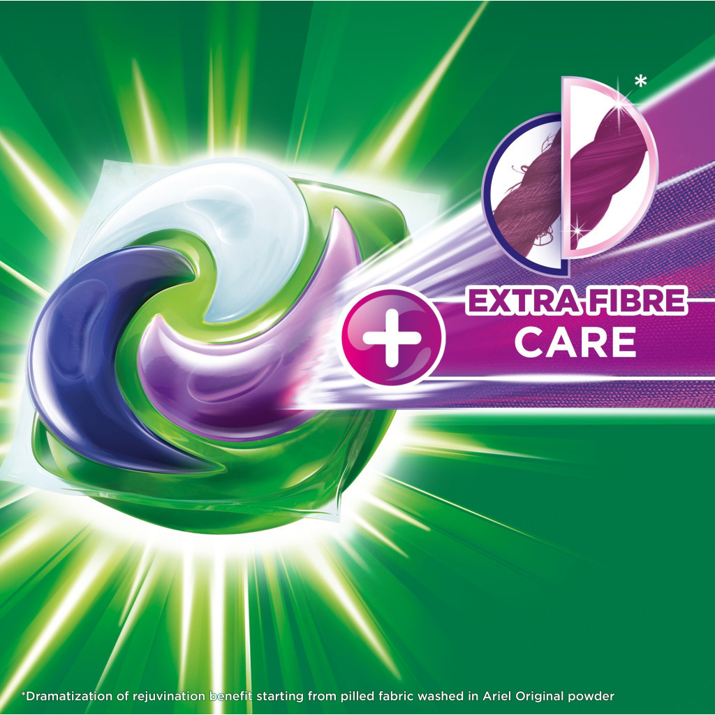 Капсули для прання Ariel Pods + Екстра захист Кольору та Волокон 30 шт. (8001090802873) - изображение 4