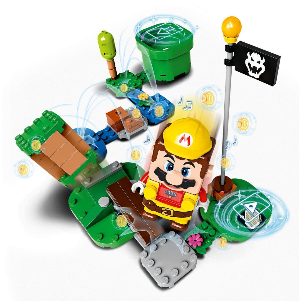 Конструктор LEGO Super Mario Маріо-будівельник набір підсилень 10 деталей (71373) - зображення 2