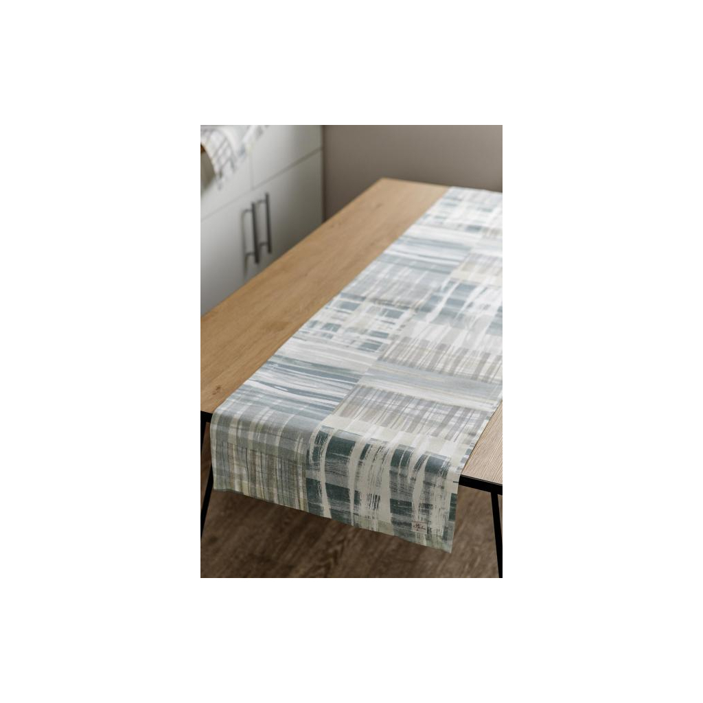 Доріжка на стіл Прованс Клітина 140х40 см (4823093449800) - зображення 2