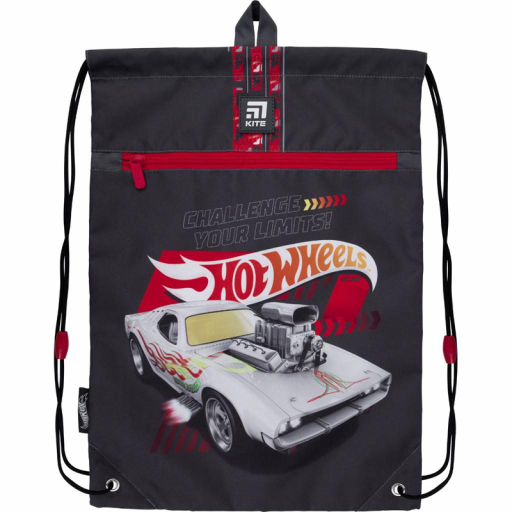 Сумка для взуття Kite Education Hot Wheels з кишенею (HW21-601M-2) - зображення 1