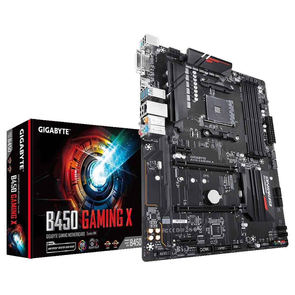 Материнська плата GIGABYTE B450 GAMING X - зображення 1