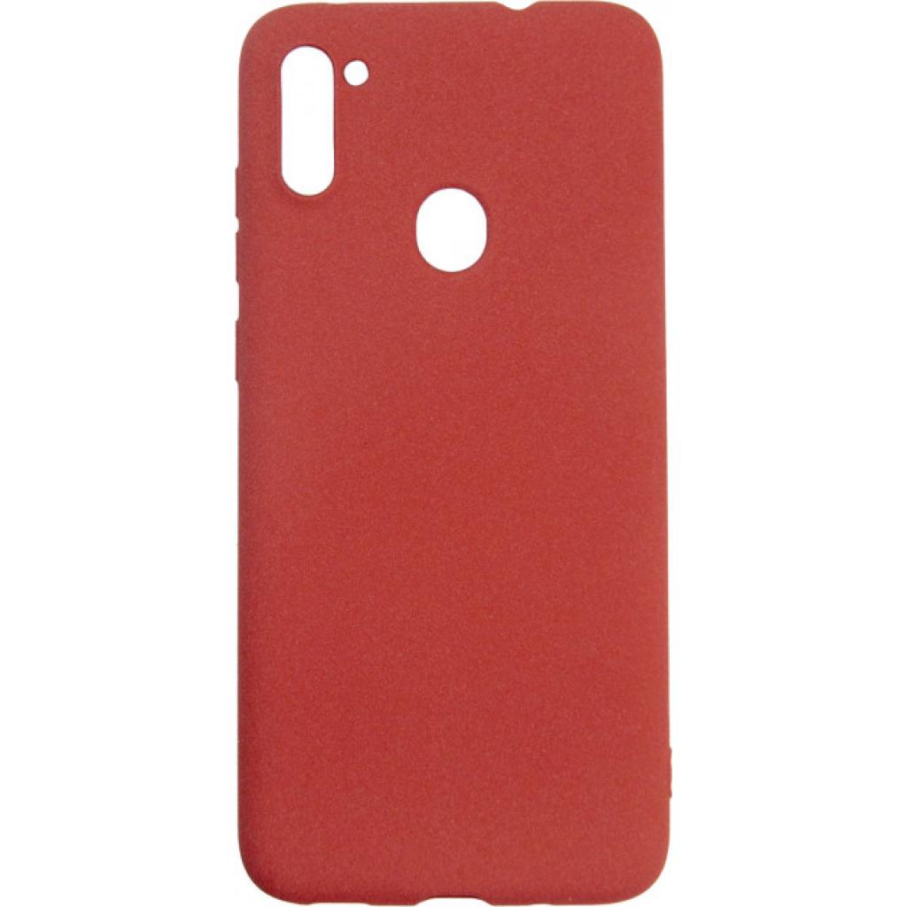 Чохол до мобільного телефона Dengos Carbon Samsung Galaxy M11, red (DG-TPU-CRBN-69) (DG-TPU-CRBN-69) - зображення 1