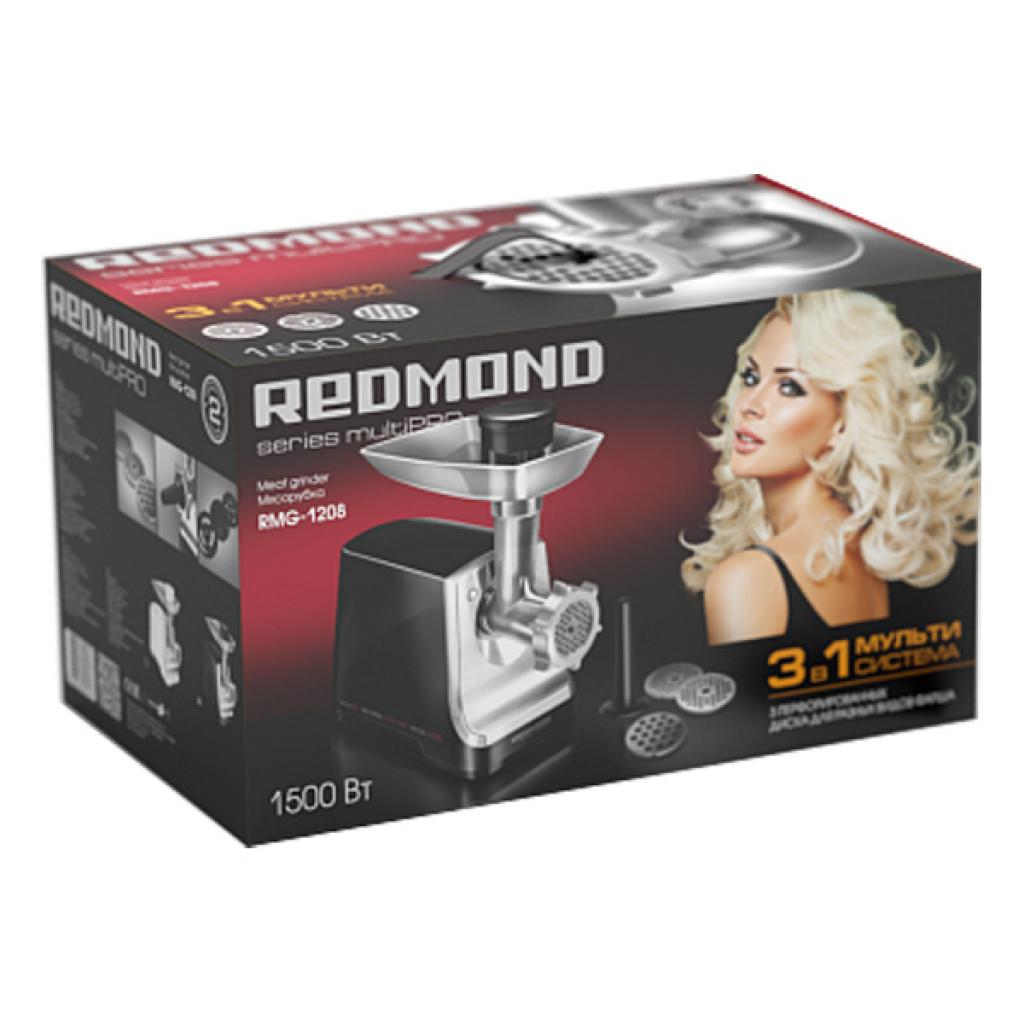 М'ясорубка Redmond RMG-1208 Black - зображення 3