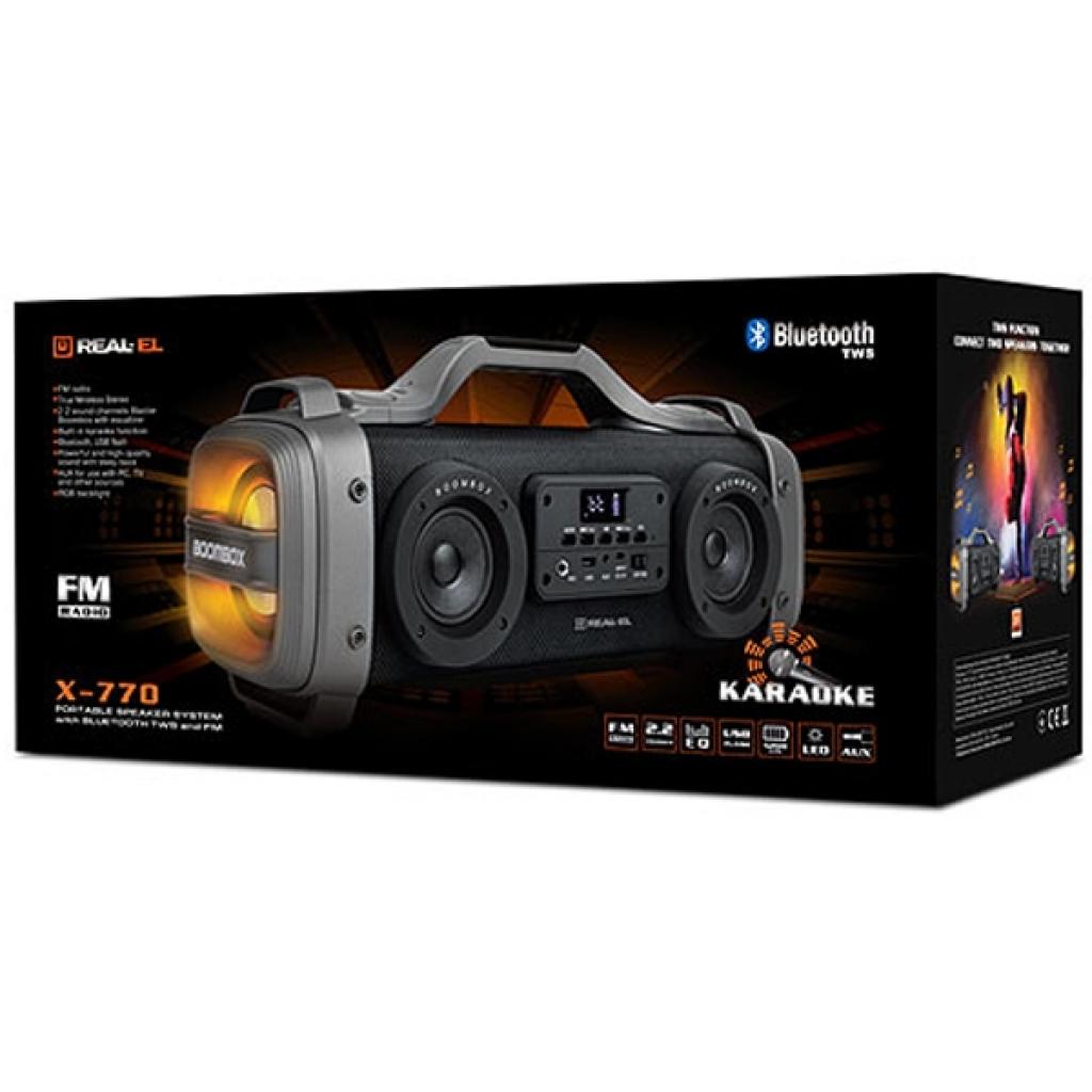 Акустична система REAL-EL X-770 Black - зображення 6