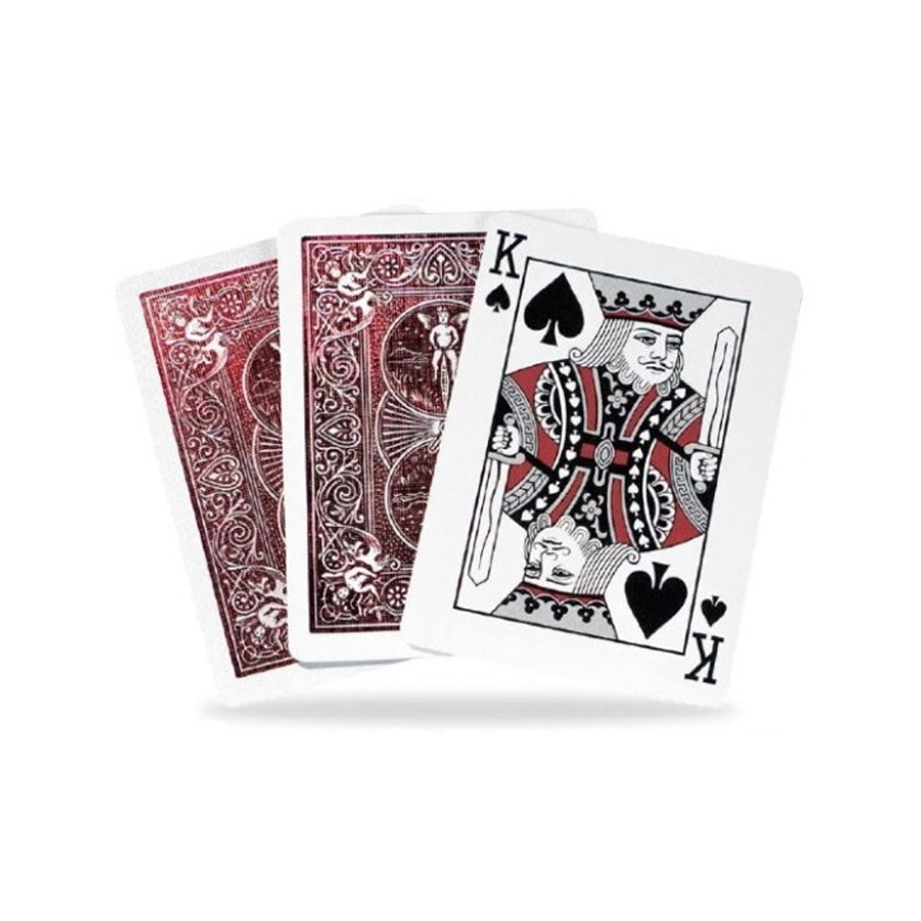 Гральні карти Bicycle Foil Back Crimson (red) (02440) - зображення 2