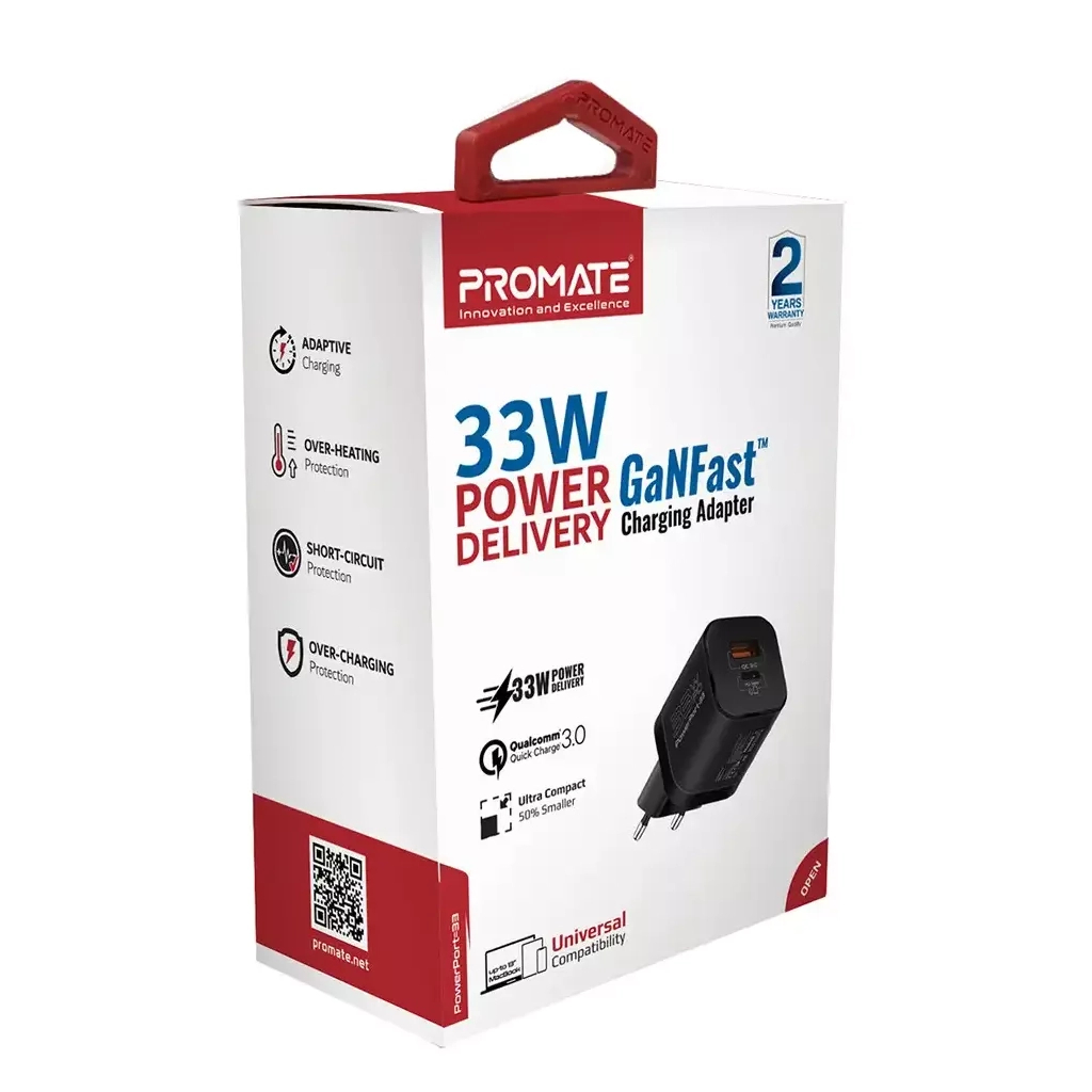 Зарядний пристрій Promate powerport-33.black - зображення 2