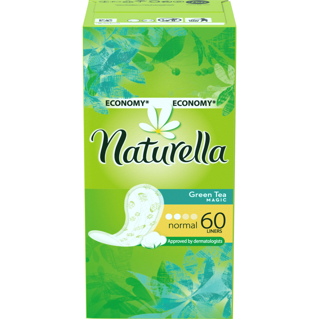 Щоденні прокладки Naturella Green Tea Magic Normal 60 шт (4015400481867) - зображення 2