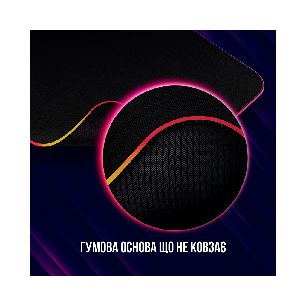 Килимок для мишки Lorgar Steller 913 RGB USB Black (LRG-GMP913) - изображение 7