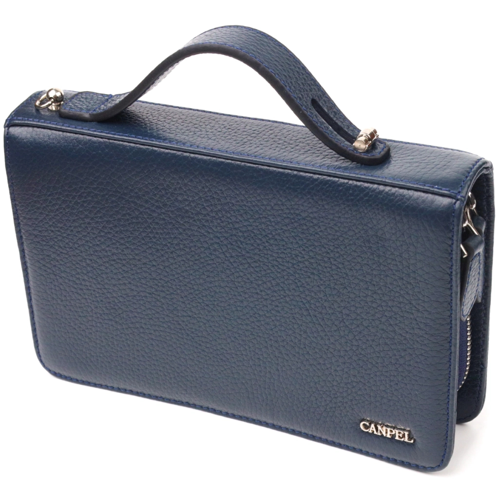 Сумка Canpellini З натуральної шкіри Синя (21568) - зображення 1