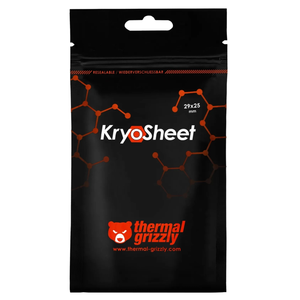 Термопрокладка Alphacool KryoSheet, thermal pad 29x25mm (TG-KS-29-25) - зображення 1