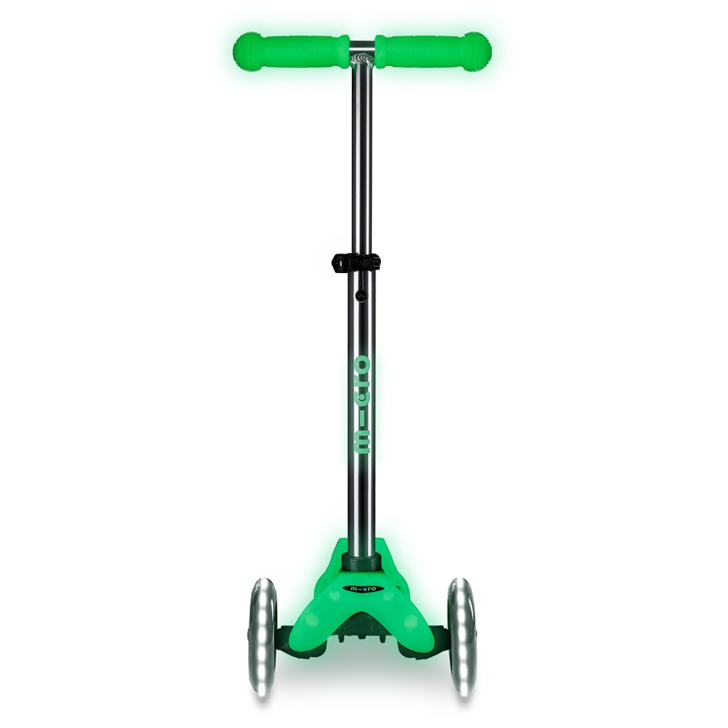 Самокат Micro Mini Deluxe Glow LED Крижаний лайм (MMD216) - изображение 4