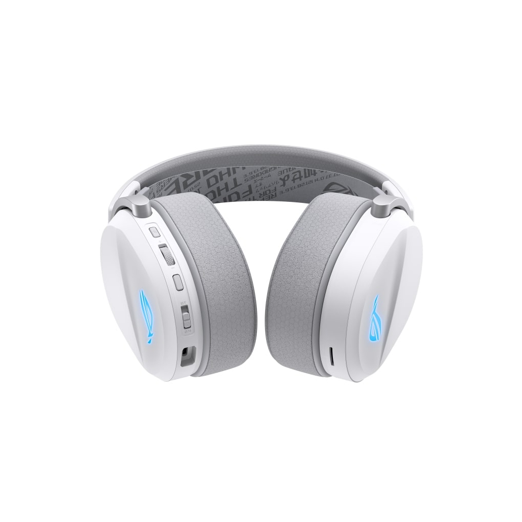 Навушники ASUS ROG Pelta RGB Wireless White (90YH0410-BHUA10) - зображення 5