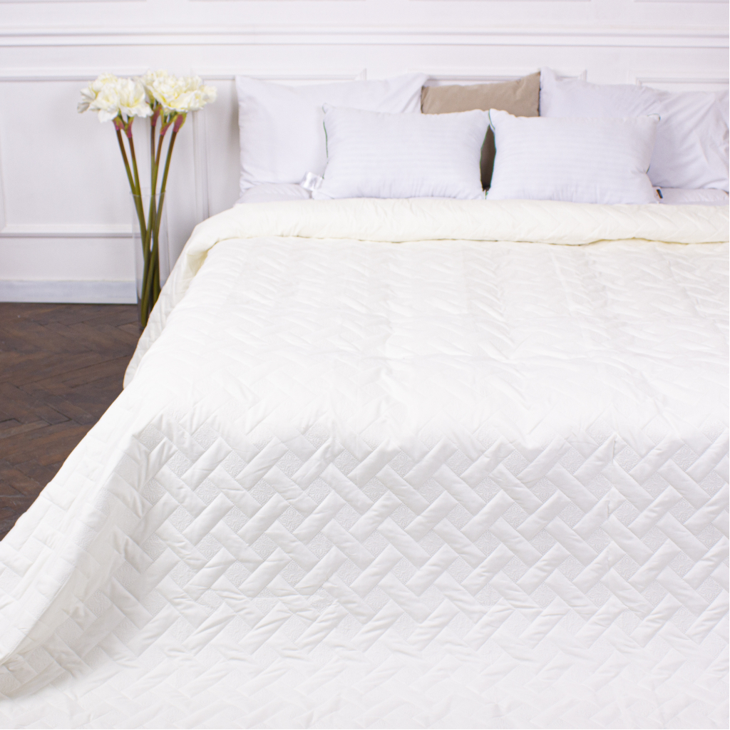 Покривало MirSon Deep Line №7060 Egret 180х210 (2200005621844) - зображення 5