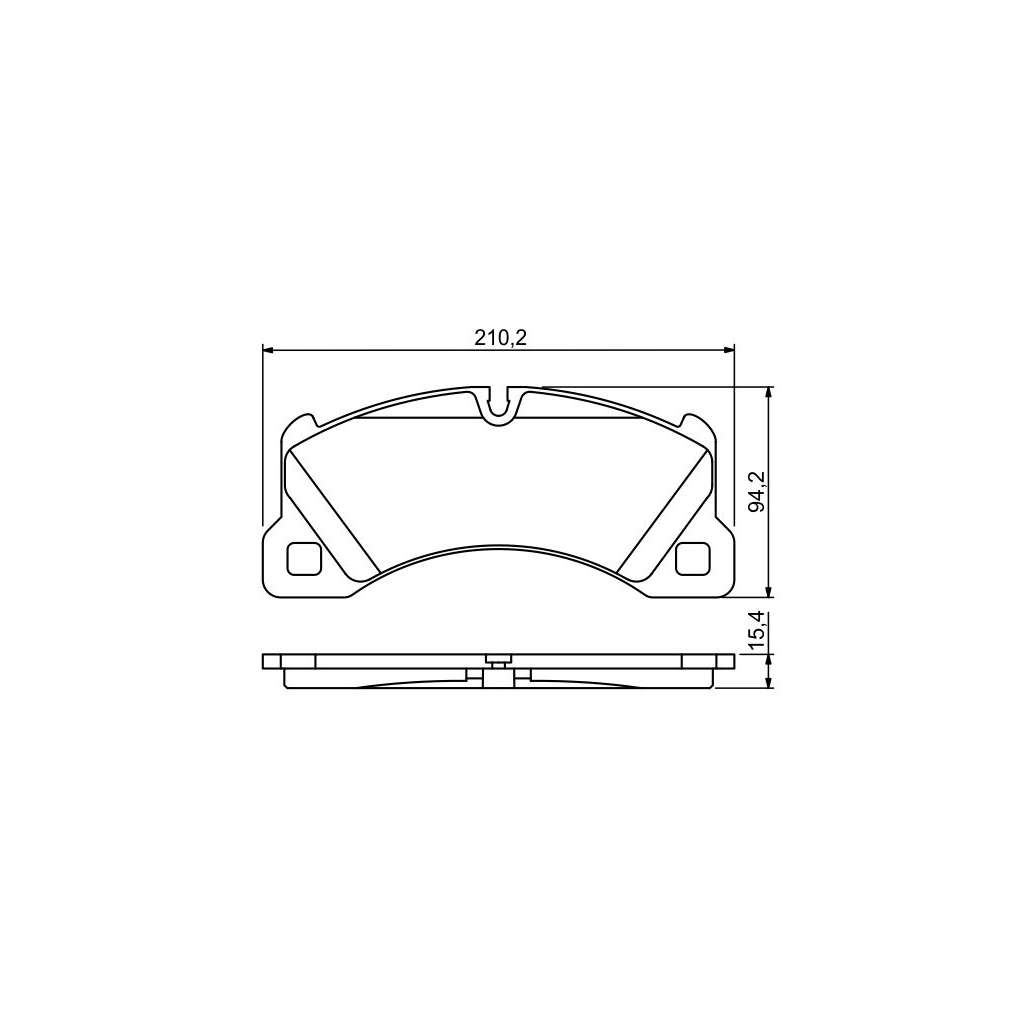 Гальмівні колодки Bosch 0 986 494 206 - зображення 5