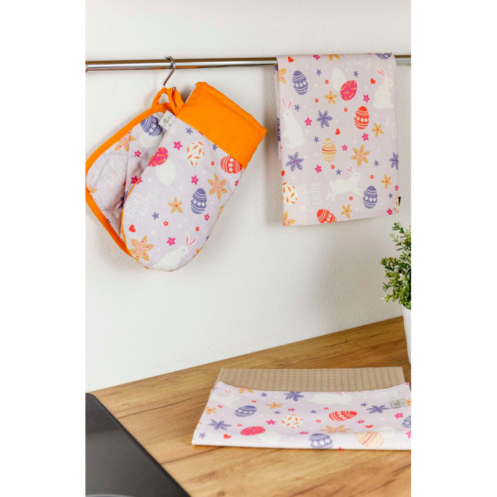 Серветка на стіл Прованс Писанка бузкова 35х45 см (4823093443822) - зображення 3