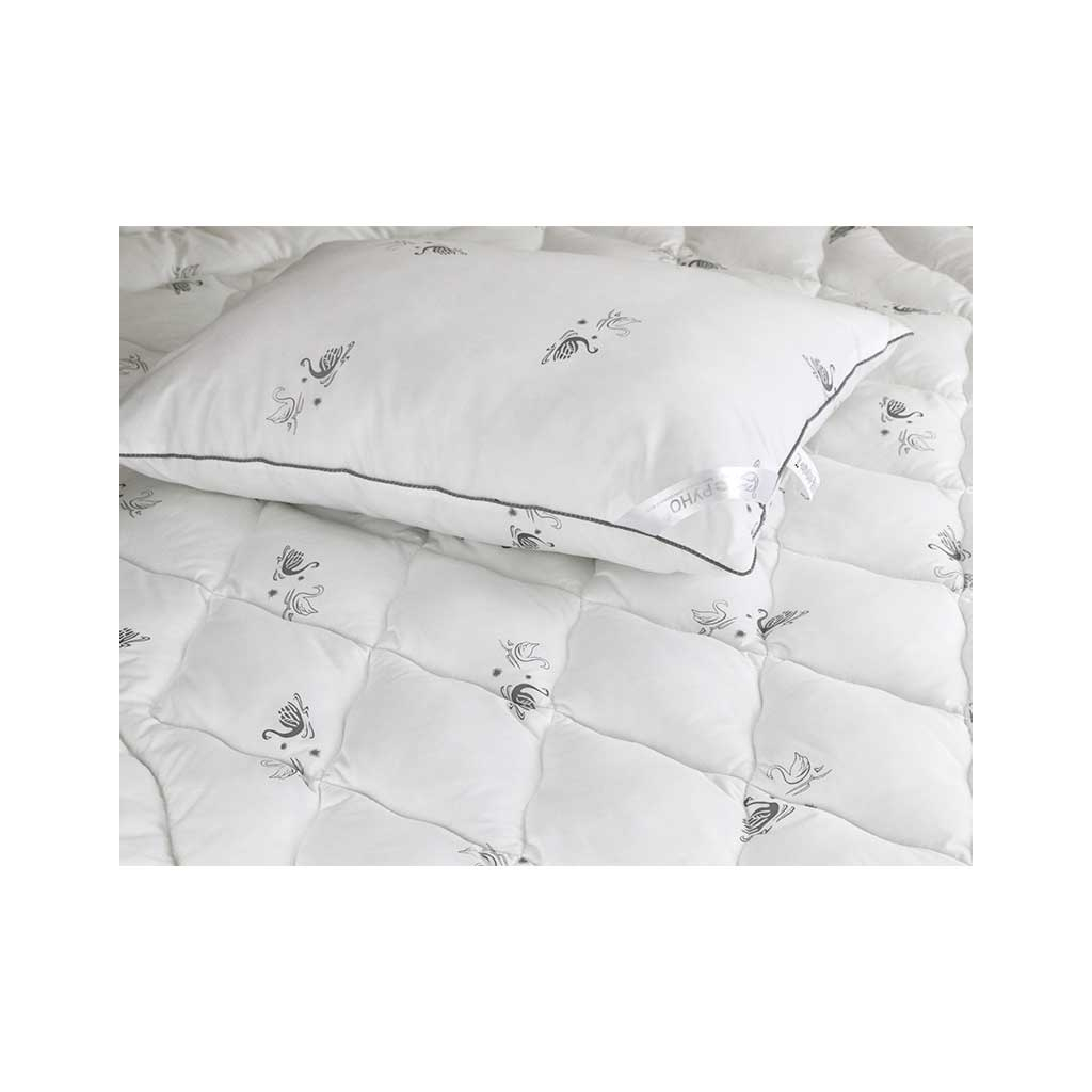 Ковдра Руно зі штучного лебединого пуху Silver Swan 140х205 см (321.52_Silver Swan) - зображення 4