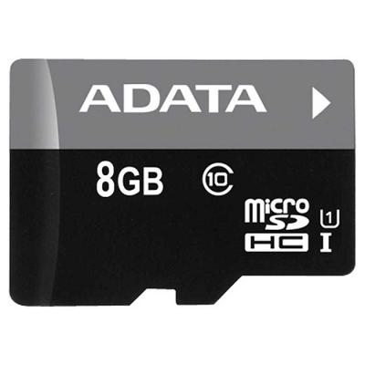 Карта пам'яті ADATA 8GB microSD class 10 UHS-I (AUSDH8GUICL10-R) - зображення 1