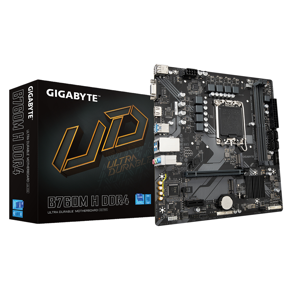 Материнська плата GIGABYTE B760M H DDR4 - зображення 2
