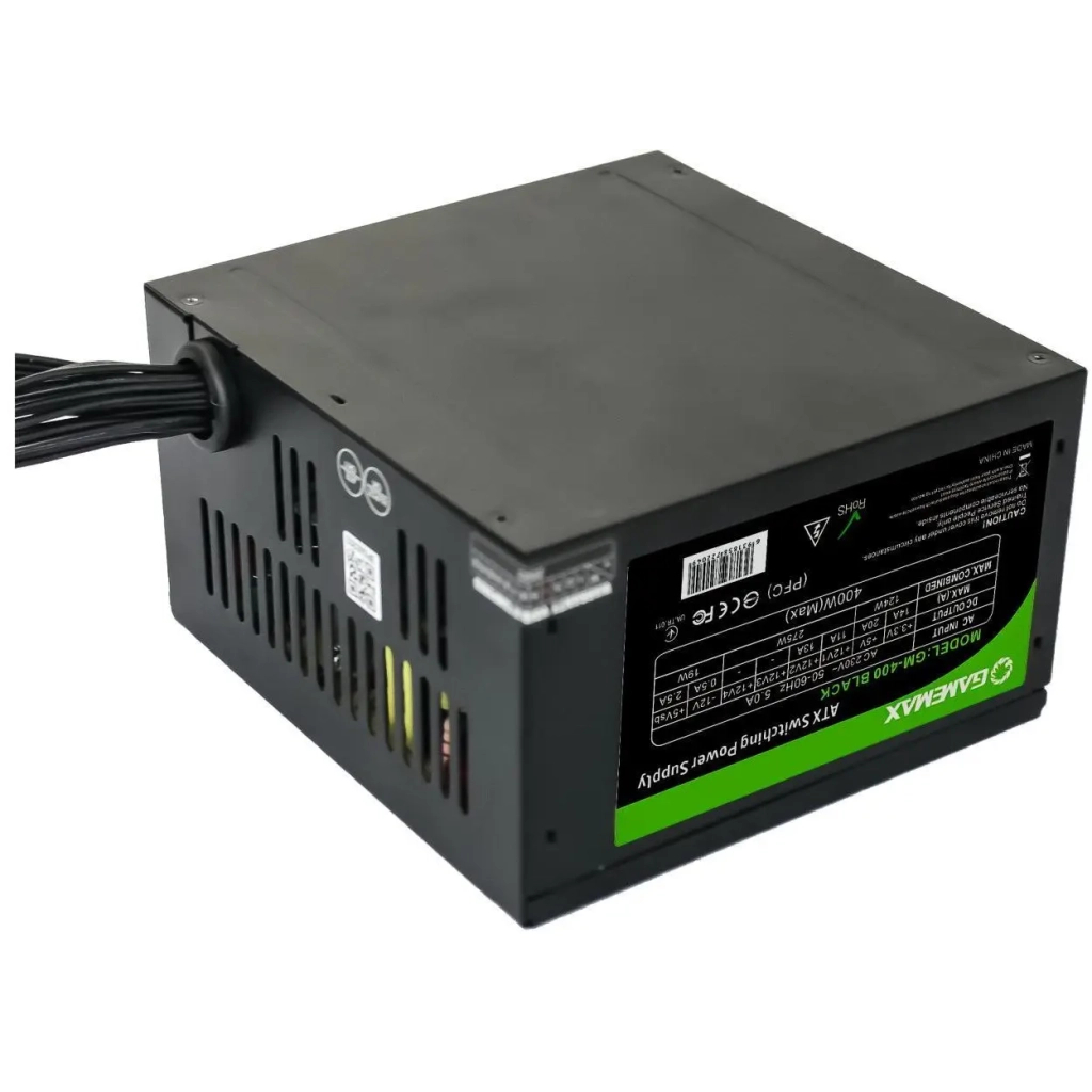 Блок живлення Gamemax GM-400-8CM Black - зображення 3