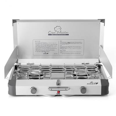 Портативна газова плитка Kovea Grace Twin Stove (AL II Chef Master) KB-0812 (8806372095437) - зображення 1