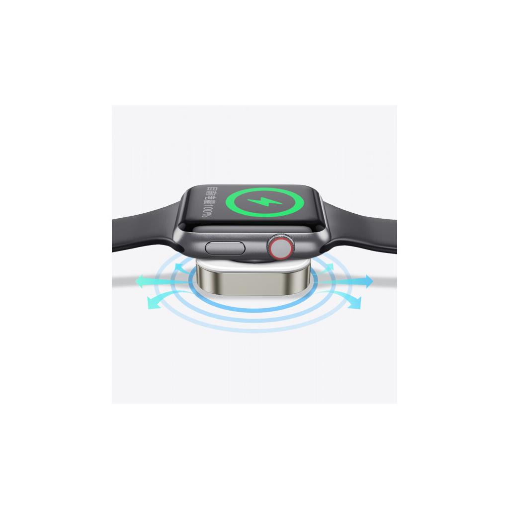 Зарядний пристрій Essager Wireless charger for smart watch USB-C (EWXT-YB02-Z) - зображення 5