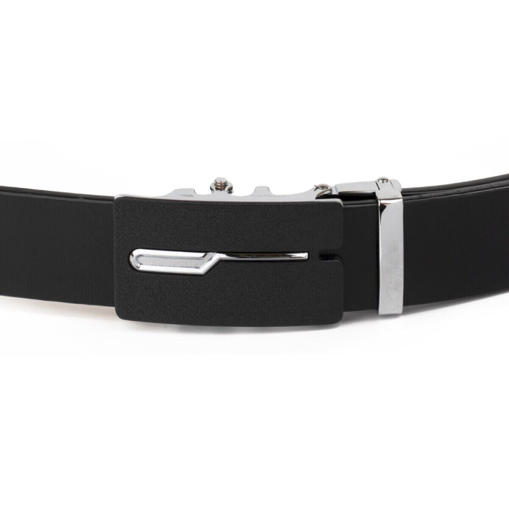 Ремінь Vintage Чоловічий з матовою пряжкою Чорний (20335) - зображення 5