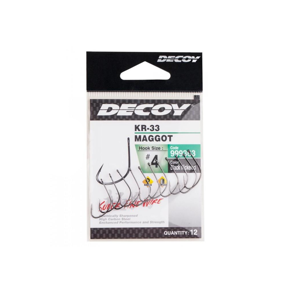 Гачок Decoy KR-33 Maggot 06 (12 шт/уп) (1562.05.43) - зображення 2