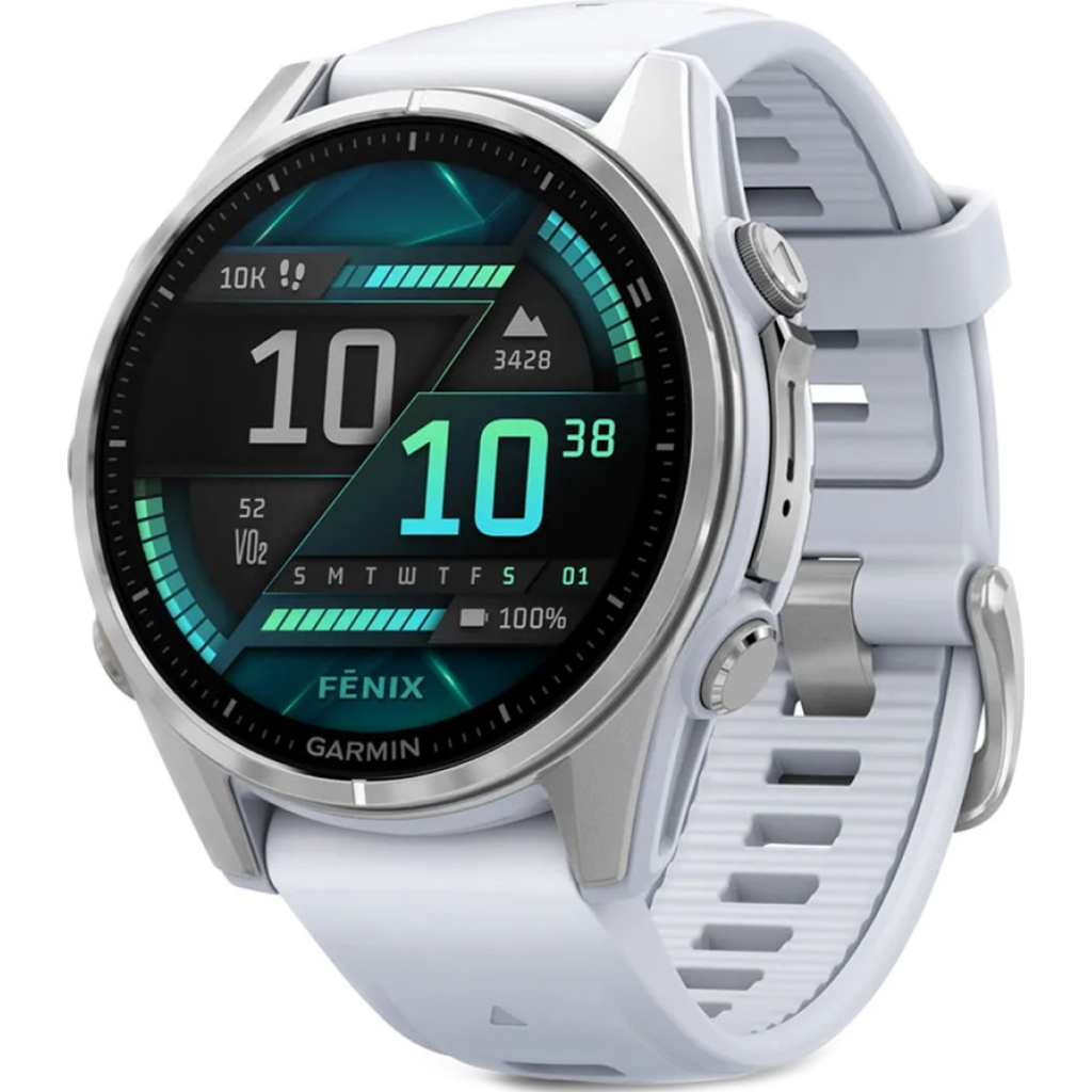 Смарт-годинник Garmin fenix 8 43mm, AMOLED, Glass, BareSS/Whitestone, WhitestoneBn (010-02903-00/010-02903-06) - зображення 1