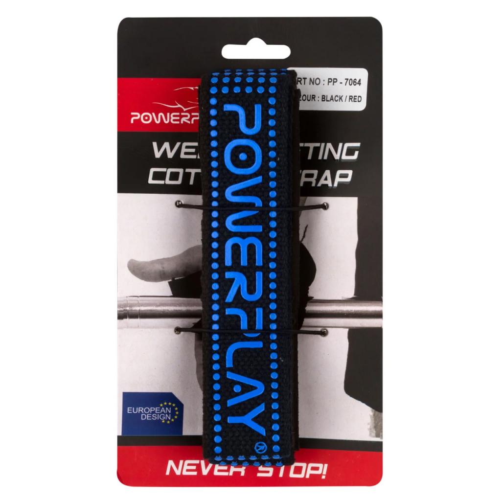Кистьові лямки PowerPlay PP_7064_Black/Blue - зображення 5