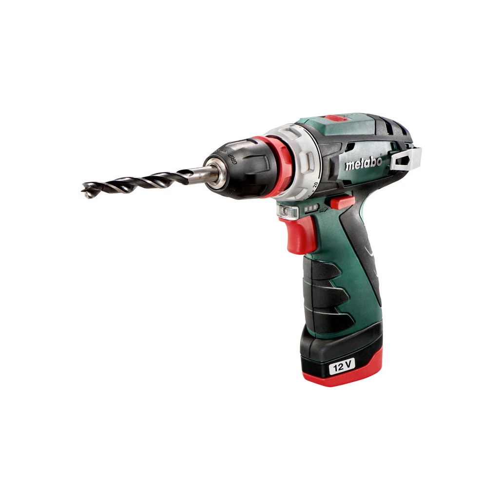 Шуруповерт Metabo PowerMaxx BS Quick Basic 12В, 2х2Ah, 17·34Нм, 0-360·0-1400 об/хв (600156500) - зображення 1