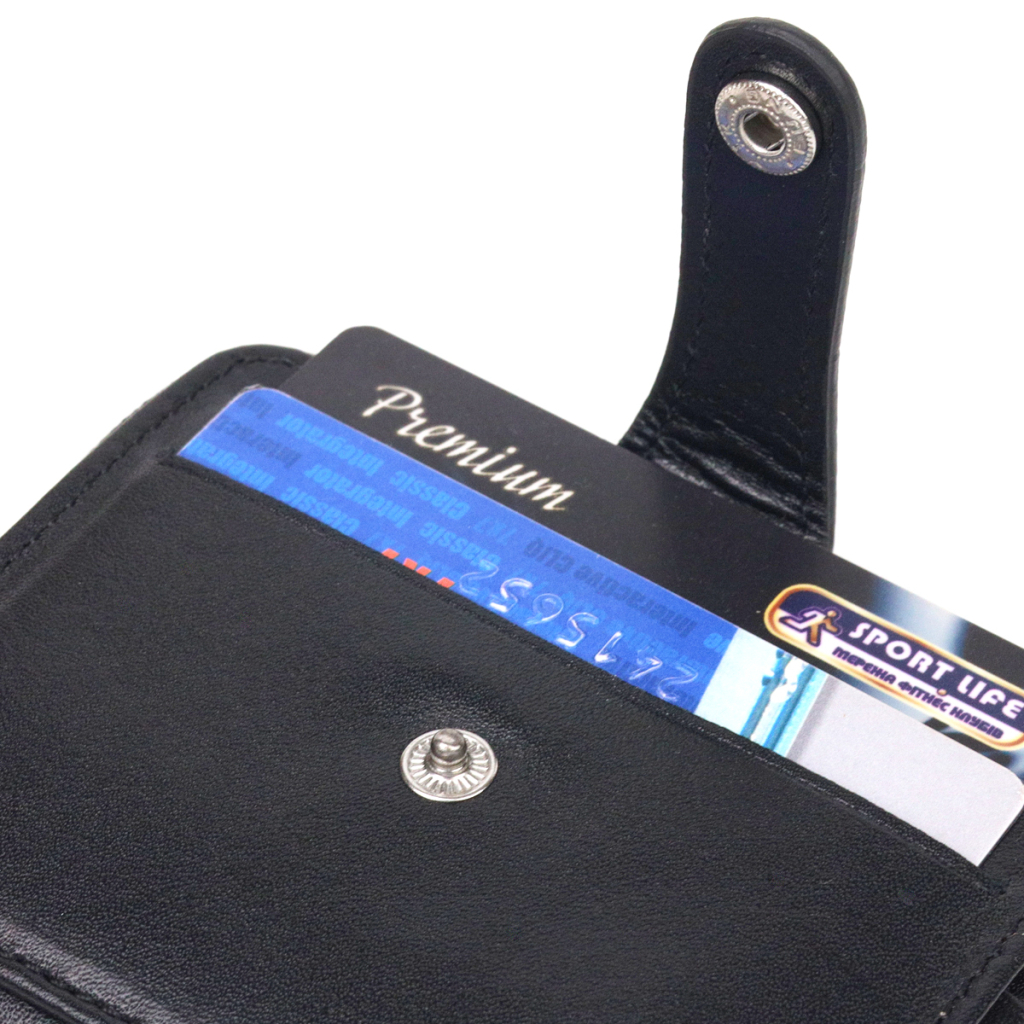 Портмоне Canpellini З натуральної шкіри Чорне (21492) - зображення 5