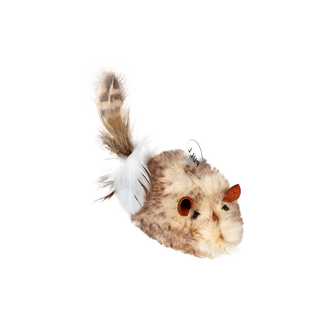 Іграшка для котів Waucat Fun Melodic Мишка зі звуковим чіпом 13 см (7512) - зображення 1