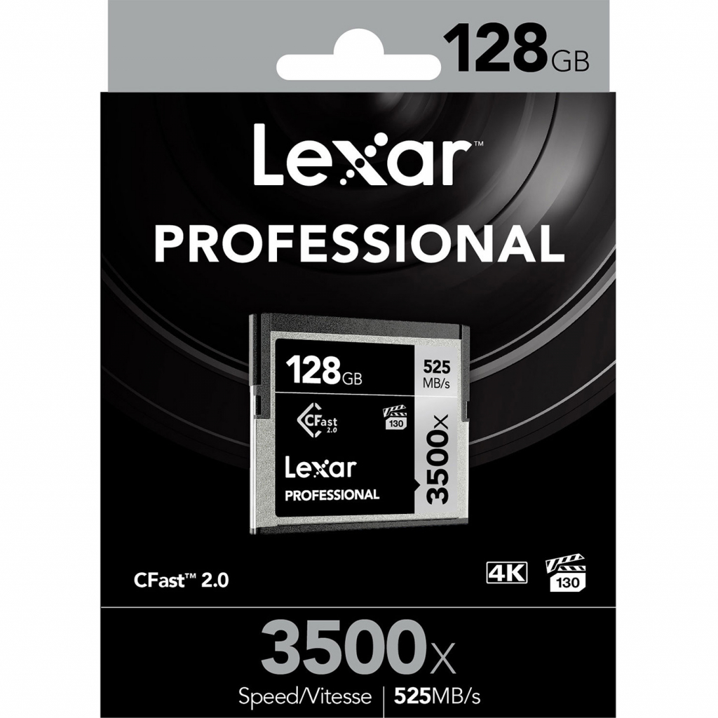 Карта пам'яті Lexar 128GB Compact Flash 3500x Professional (LC128CRBEU3500) - зображення 2