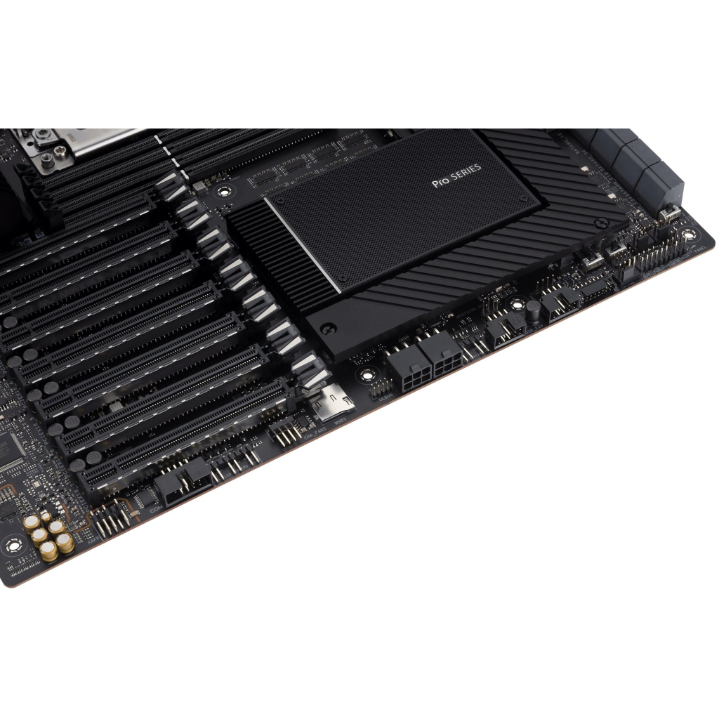 Серверна материнська плата ASUS PRO WS WRX80E-SAGE SE WIFI sWRX8 WRX80 8xDDR4 M.2 WiFi BT EATX (90MB1590-M0EAY0) - зображення 8