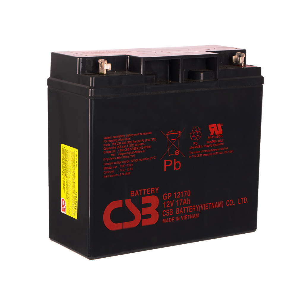 Батарея до ДБЖ CSB 12В 17 Ah (GP12170B1/ В3) - зображення 1
