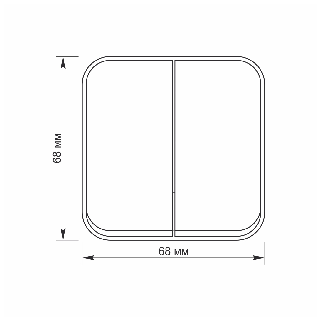Вимикач Videx BINERA IP20 зовнішній 2кл білий (VF-BNS12-W) - зображення 4