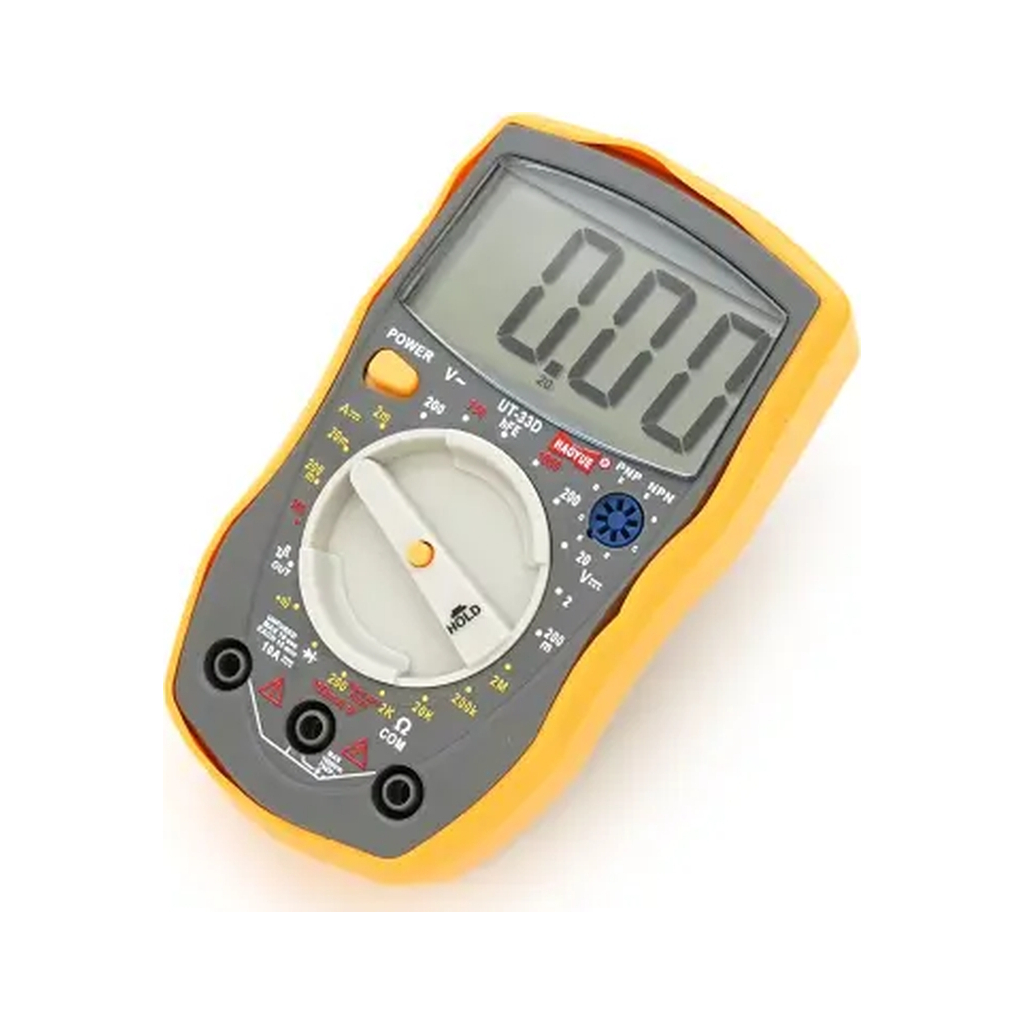 Цифровий мультиметр HAOYUE DT-33D, щупи, Box (HAOYUE DT-33D) - зображення 2