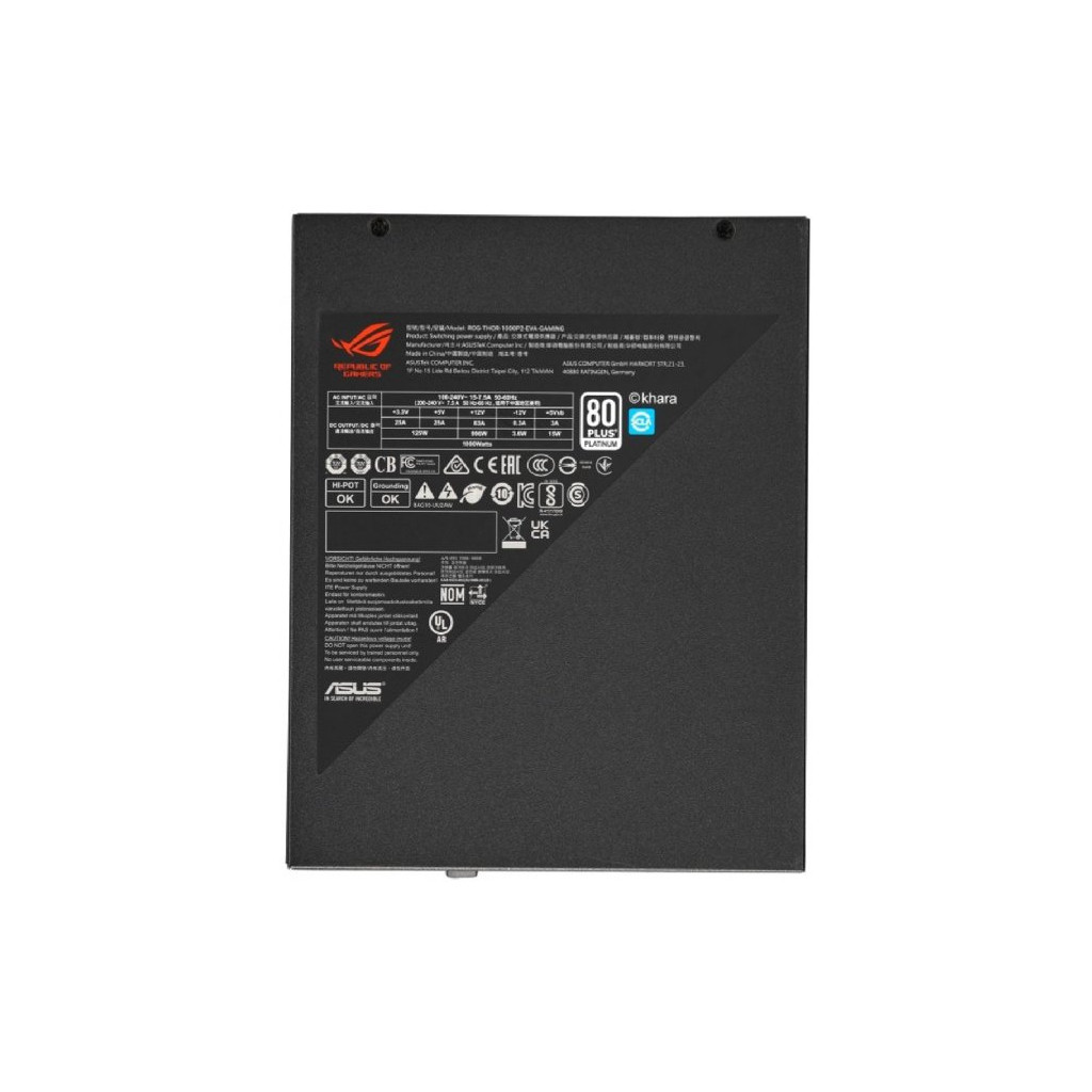 Блок живлення ASUS 1000W ROG THOR (ROG-THOR-1000P2-EVA-GAMING) - зображення 7