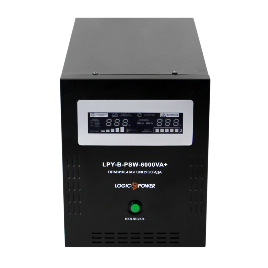 Пристрій безперебійного живлення LogicPower LPY- B - PSW-6000VA+, 48V (6615) - зображення 4