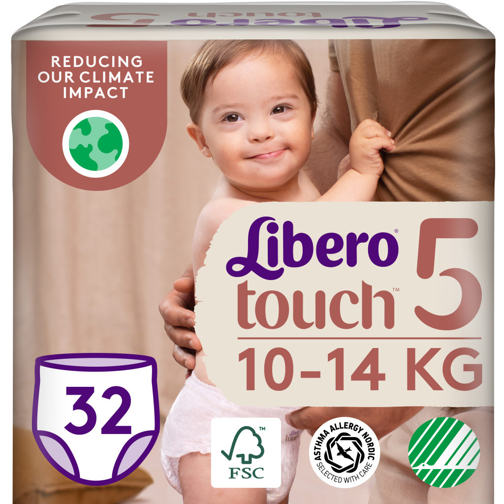Підгузки Libero Touch Pants Розмір 5 (10-14 кг) 32 шт (7322541739571) - зображення 1
