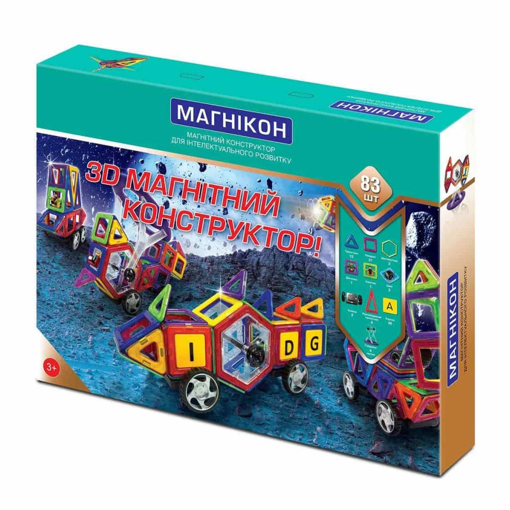 Конструктор Магнікон 83 детали (MK-83) - зображення 1