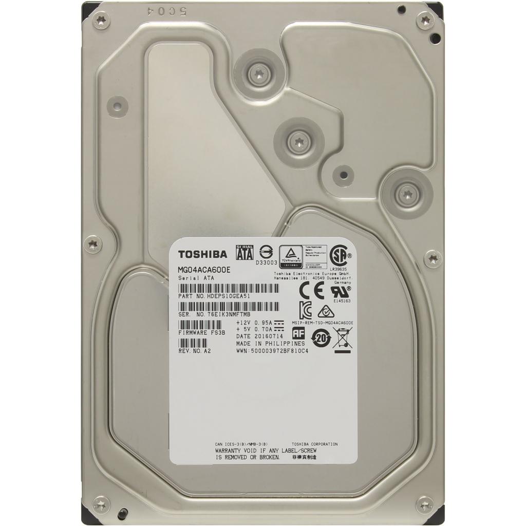 Жорсткий диск 3.5" 6TB Toshiba (MG04ACA600E) - зображення 1