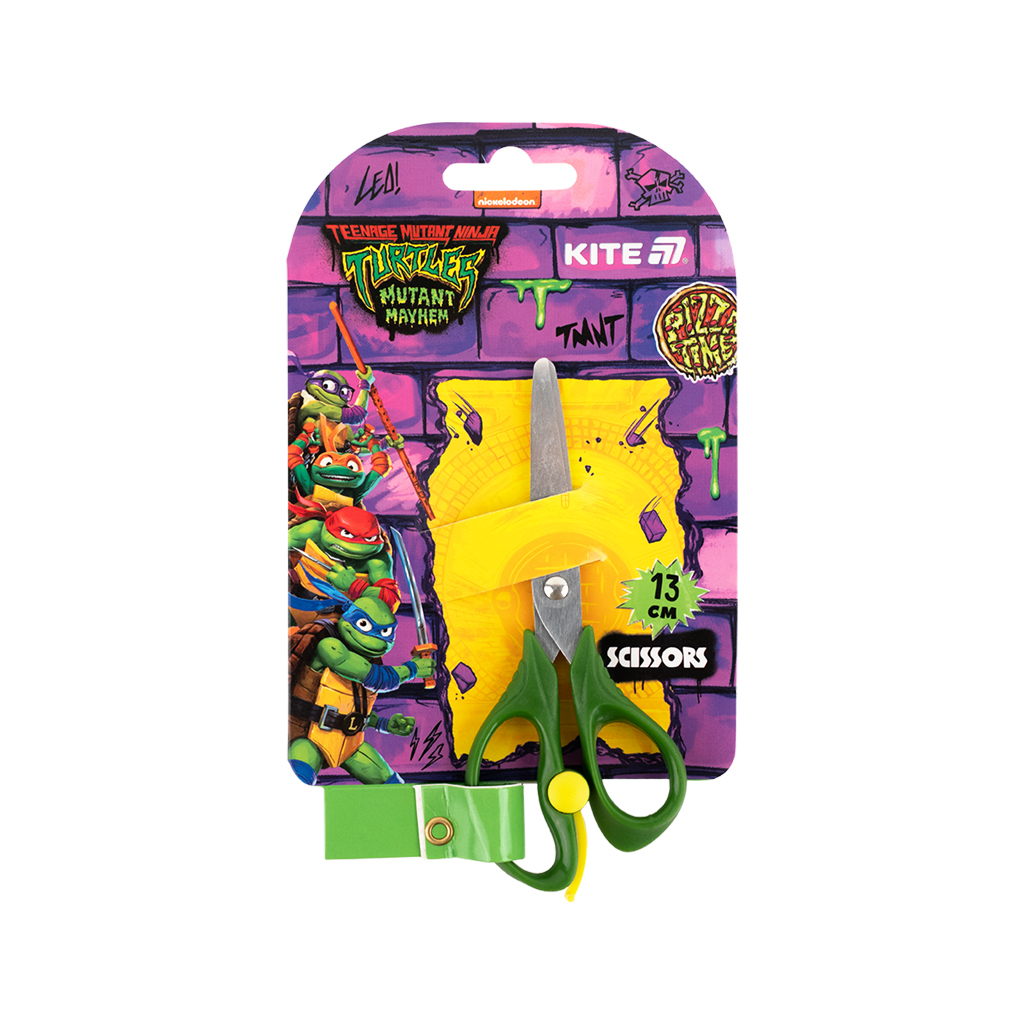 Ножиці Kite з пружиною Ninja Turtles, 13 см (NT25-129) - зображення 2