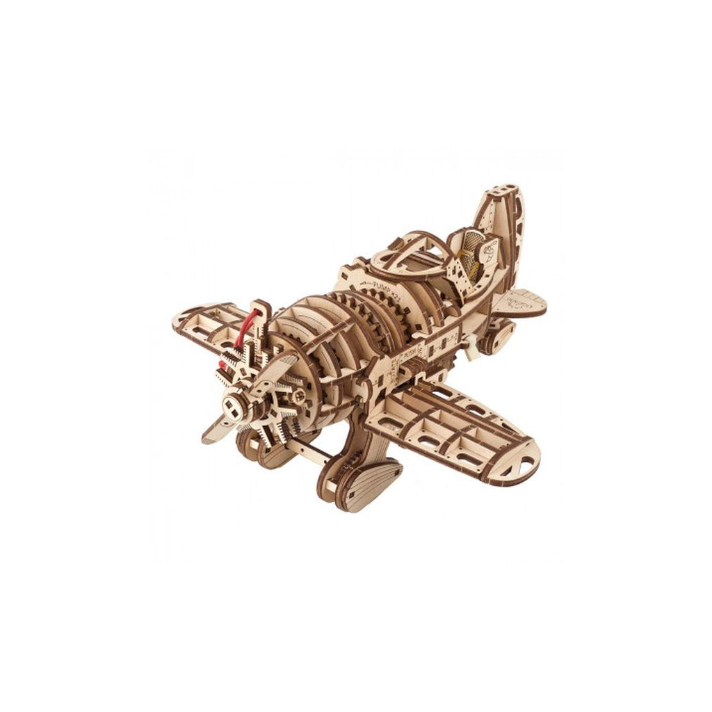 Конструктор Ugears Літак Скажений Шершень (6337396) - зображення 3