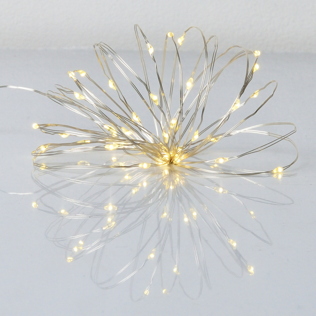 Гірлянда YES! Fun Нитка на мідному дроті 50 LED Тепло-біла 5 м Статична USB (975040) - зображення 1