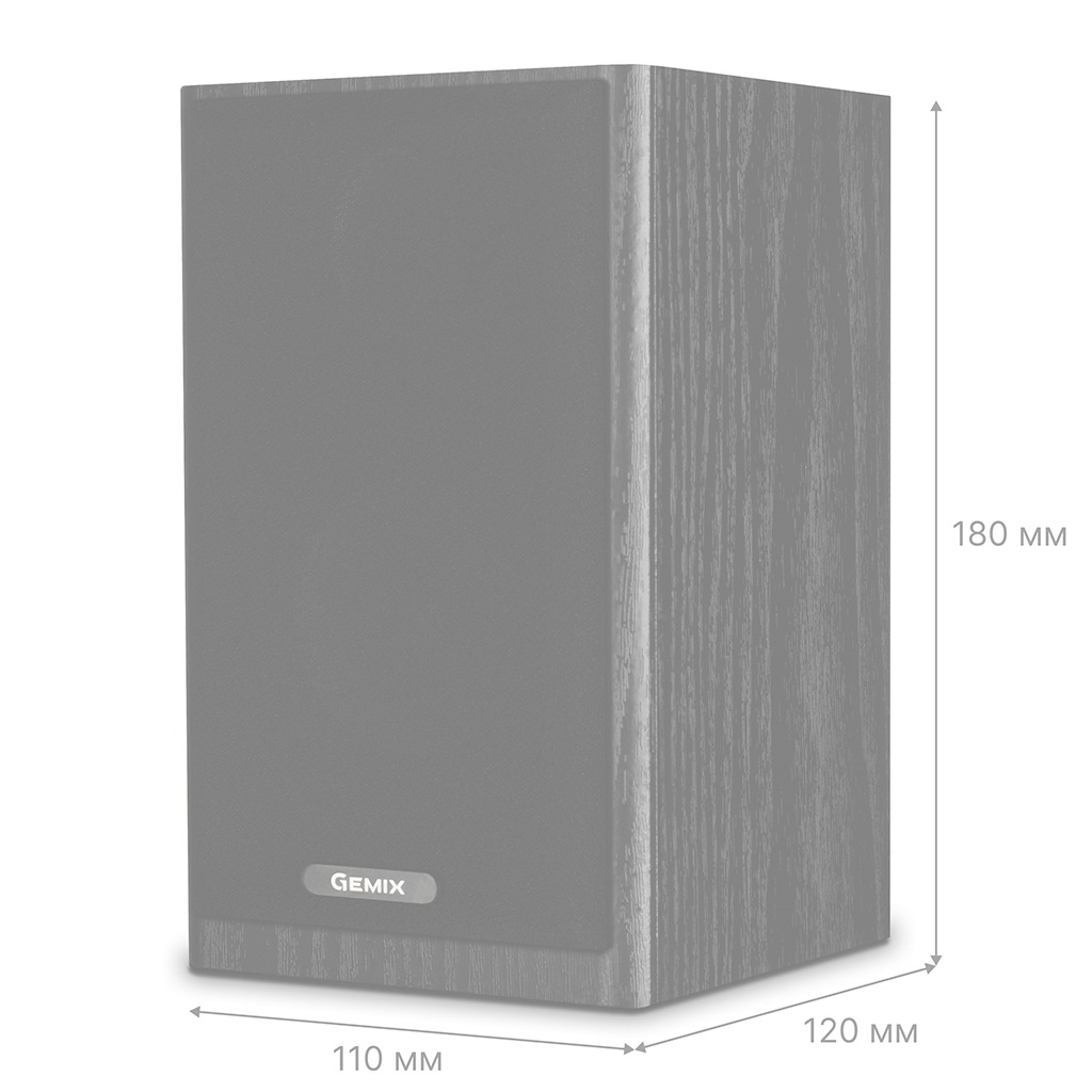 Акустична система Gemix TF-5 Black - зображення 6