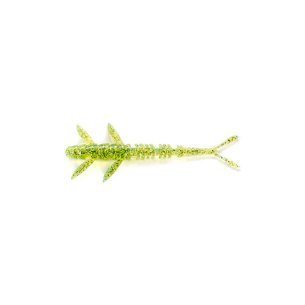 Силікон рибальський FishUP Flit 2" 026 - Flo Chartreuse/Green (9шт/уп) (1864.01.30) - зображення 1