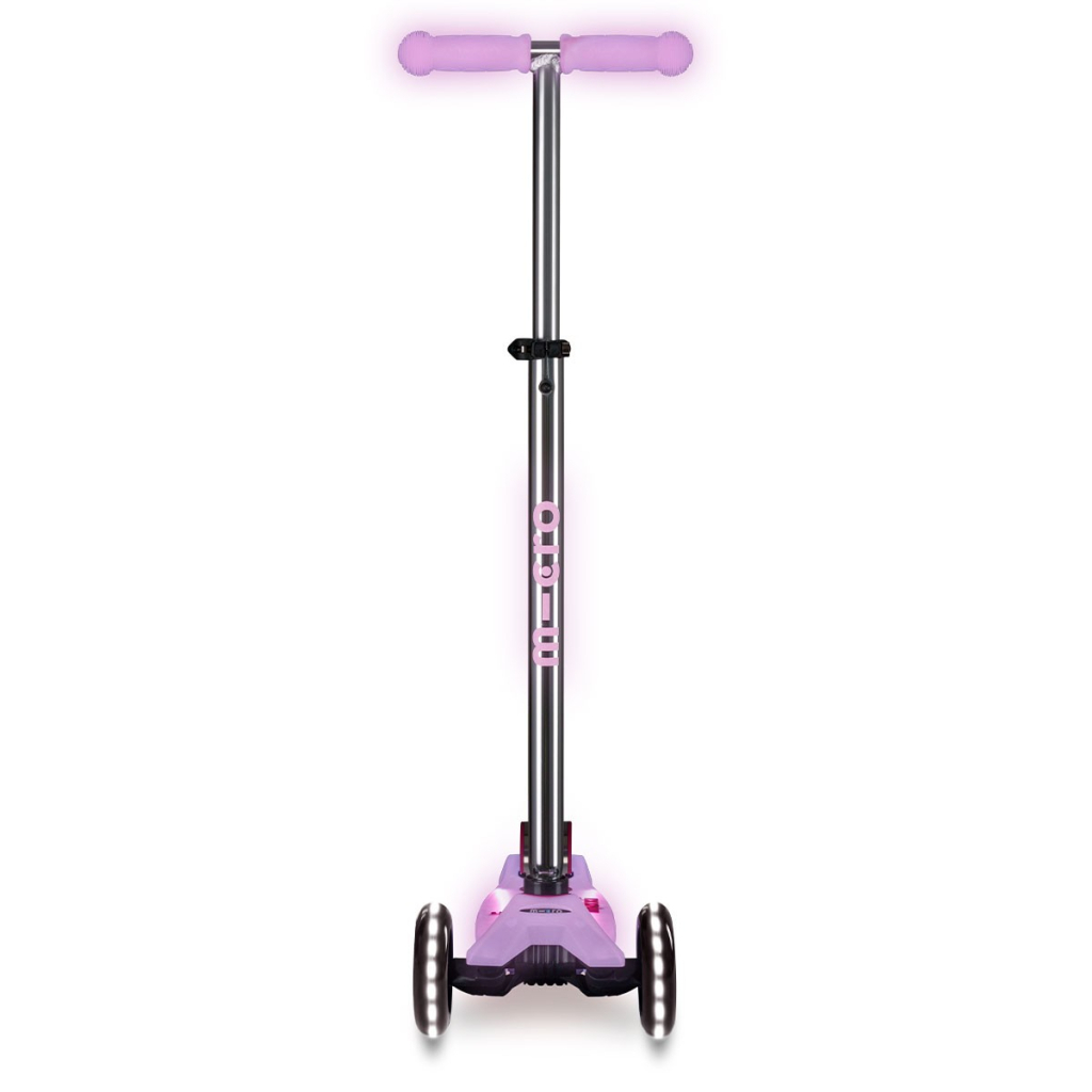 Самокат Micro Maxi Deluxe Glow LED Plus Сяйнисто-пурпуровий (MMD378) - зображення 4