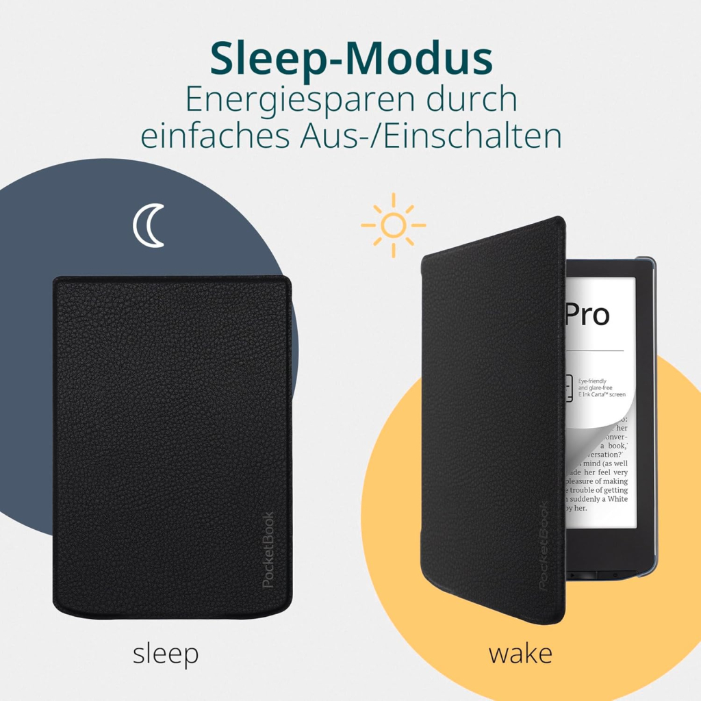 Чохол до електронної книги Pocketbook 619_629_634 Shell-TR Black (SH-TR-634-BK-WW) - зображення 5